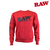 RPxRAW CREW NECK CORE RED SWEATSHIRT