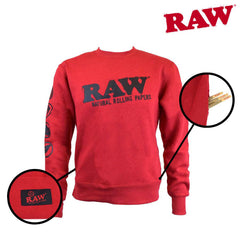 RPxRAW CREW NECK CORE RED SWEATSHIRT
