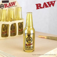 RAW GLASS BOTTLE CONE HOLDER