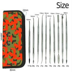 10 Piece Dabber Tools Set in Case (DA-05) - SmokeTime