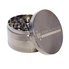 100mm Infyniti Brand Zinc Grinder - SmokeTime