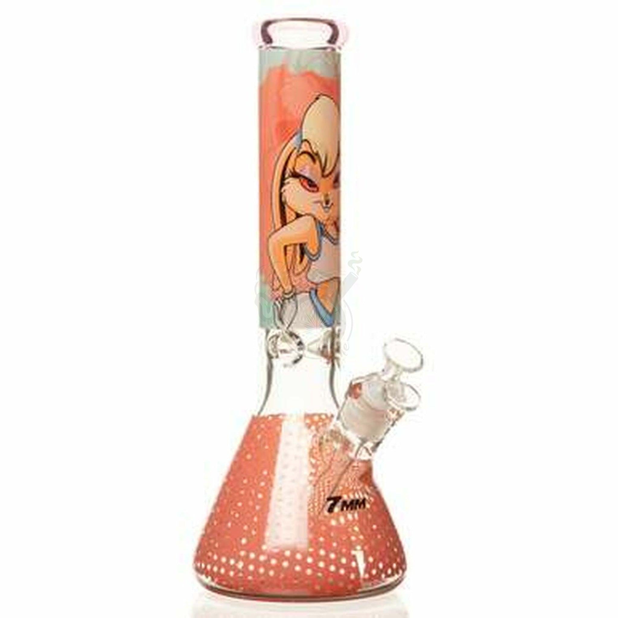 14" 7mm Quirky Bunny Bong - SmokeTime
