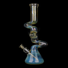 15" 9mm Thick 3-Arm Zorro Beaker Tube - SmokeTime