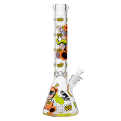 16" 7mm Cheech Baked Bear Beaker Bong