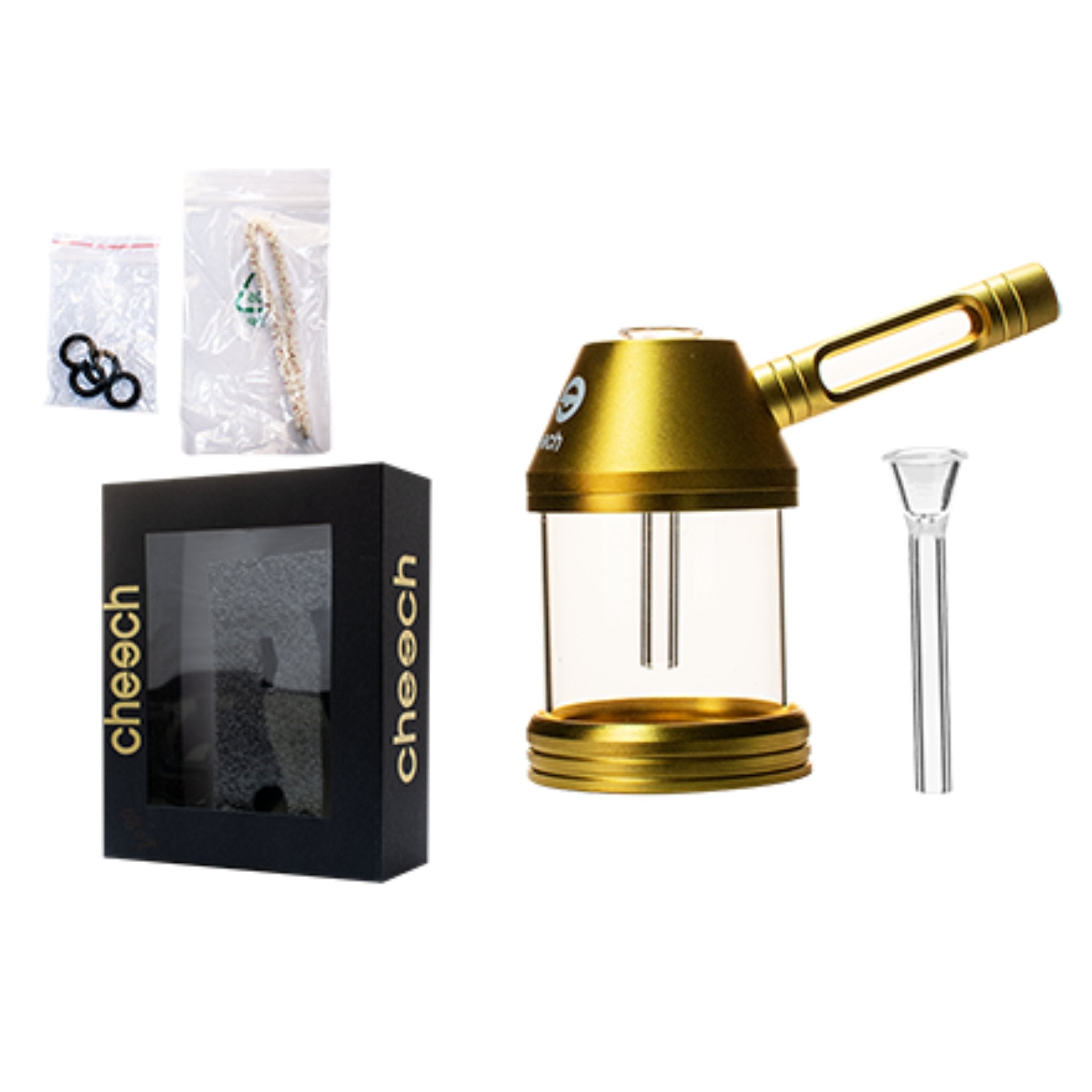 5" Cheech Metal Wrapped Bubbler (CH-YD-2090) - SmokeTime