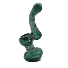 6" Zig Zag Stripe Bubbler - SmokeTime
