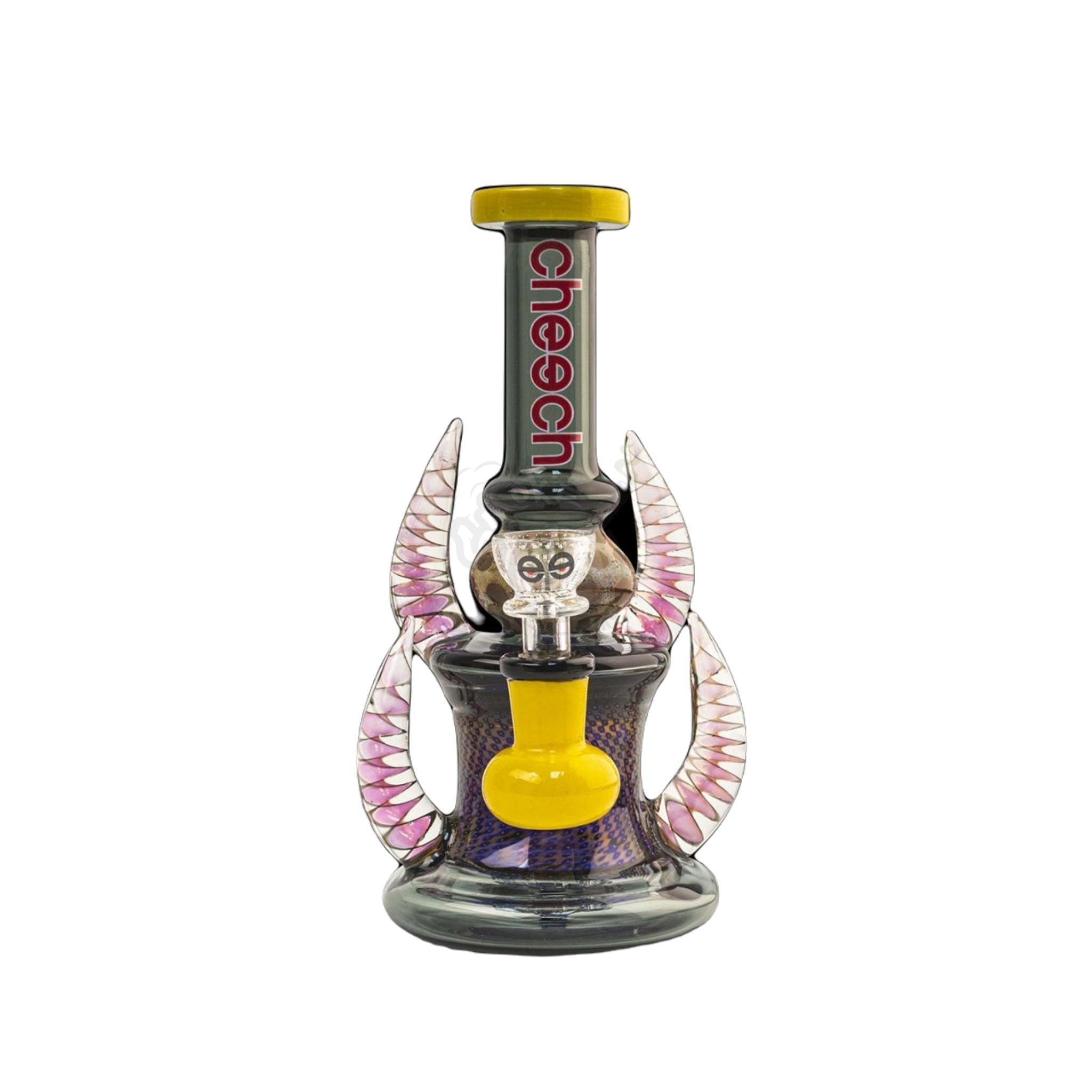 8" Cheech Rig With Horns (CHE-101) - SmokeTime