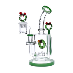 8.25" Pulsar Holidaze Series Glass Dab Rig Set