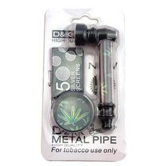 80mm Metal pipe with screens and acrylic grinder kit