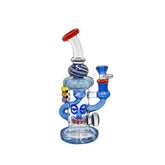 9" Cheech Dichro Worked Recycler - SmokeTime