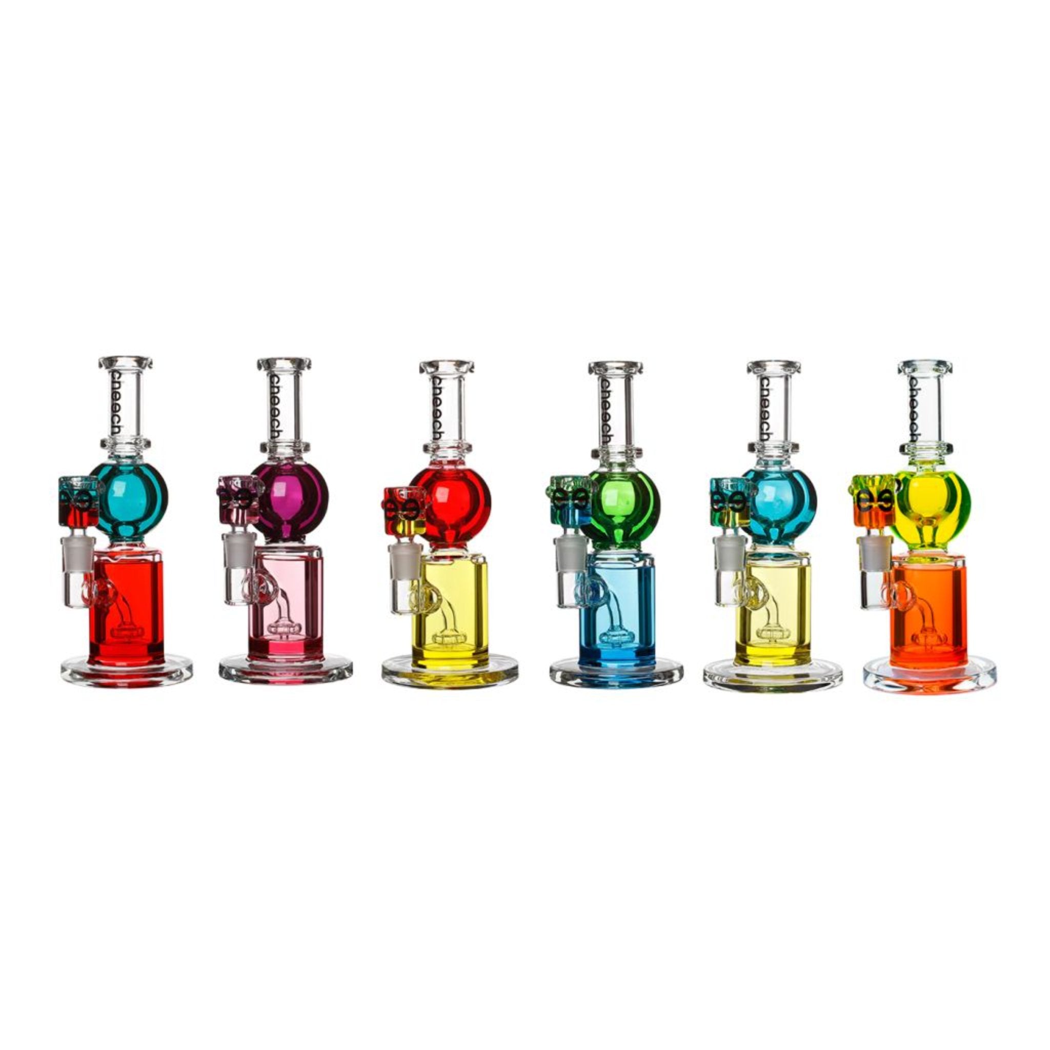 9" Cheech Two Tone Glycerinr Water Pipe(HR-GY-121) - SmokeTime