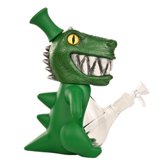 9" Arsenal Dinosaur Kara Waterpipe - Orange Color