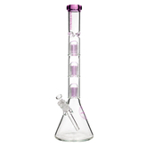 18" 7mm Arsenal Triple Chamber Perc Beaker