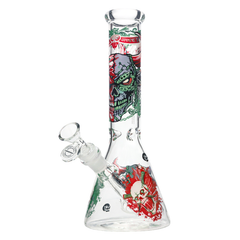 10" 4mm Arsenal Skull Syndicate Beaker