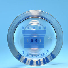 18" Castle bong Double Showerhead 7mm