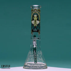 Castle Glassworks Occult (14") Mystical Glass Bong