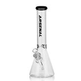 14" Arsenal Colored Rim Beaker Bong