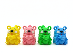 5.3" CUTE BEAR SILICONE BUBBLER