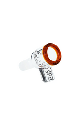 Hoss Bowl Square Handle Screen Bowl with Color Accents 14mm