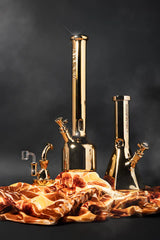 Red Eye Tek -18" 24K Gold Terminator Hex Tube Water Pipe