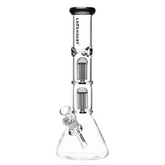 14" 9mm Legendary Double Tree Perc Beaker Bong