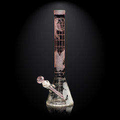 Thugz Mansion 18″ Beaker Bong MilkyWay