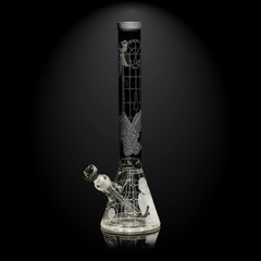 Thugz Mansion 18″ Beaker Bong MilkyWay