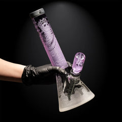 Unholy Coronation: Purple Reign Beaker Bong