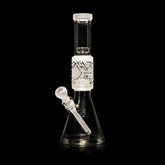 Crystal X 14″ Beaker Bong MilkyWay
