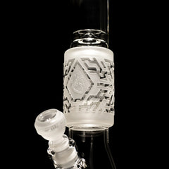 Crystal X 14″ Beaker Bong MilkyWay