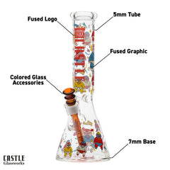 14" Macho Beaker Bong– 5mm Thick Glass