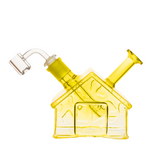 Mini Hut Bong with Downstem & Quartz Banger