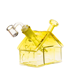 Mini Hut Bong with Downstem & Quartz Banger