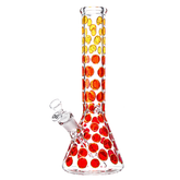 14" 7mm OG Original Polka Dot Beaker