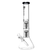 16" 5mm OG Original Colored Rim Perc Beaker
