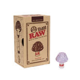 Raw Glass Mushroom Cone Holder