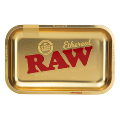 Raw Ethereal Gold Rolling Tray - Medium