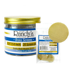 Randy's .750" Stainless Steel / 0.625 Brass Screen 20PK