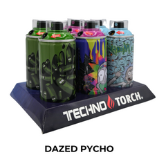 Techno Small Spray Can Torch Lighters - Assorted Styles