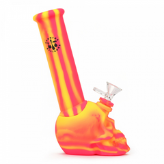 Lit Silicone 8.75" Skull Beaker Bong (TS132)