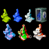 6" Silicone Bubbler in Elephant Shape