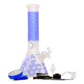 12" 5mm Sacred Geometry Glass Bong