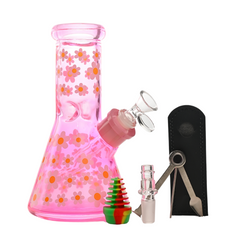 8" Daisy Dream Glass Bong