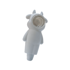 4” Cow Silicone Handpipe