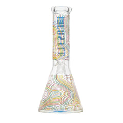 Castle Glassworks 12" Squigz Beaker Bong 5mm Thick Glass