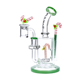 8.25" Pulsar Holidaze Series Glass Dab Rig Set