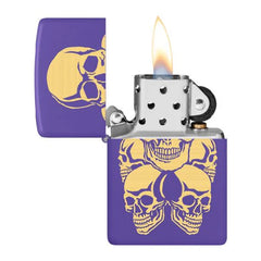 ZIPPO SKULL DESIGN