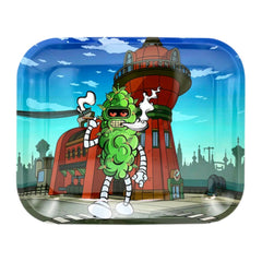 Bender Weedarama Metal Rolling Tray - Large - SmokeTime