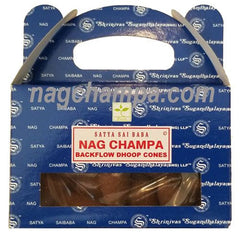 Nag Champa Backflow Cones (Satya) - Box Of 24
