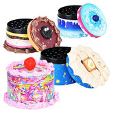 2.5" Birthday Cake/ Grinder - 4pc